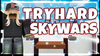 TRYHARD Skywars Gameplay ⚔️ | Roblox Bedwars Gameplay