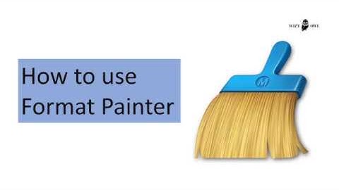 How to use format painter | Powerpoint | Wizy Owl