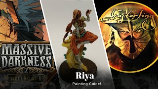 Painting Massive Darkness 2 Hellscape Monks - How to paint Riya