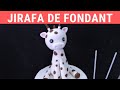 Cómo hacer una Jirafa de fondant para pastel.- RecetasdeLuzMa