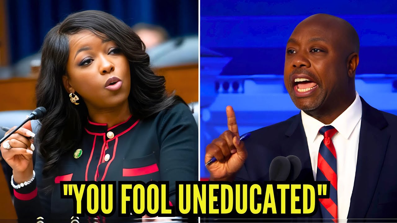 Tim Scott ATTACKS Jasmine Crockett—Her Epic Clapback Leaves Him Speechless! - YouTube