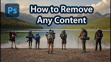 Remove Any Object from Photo with Photoshop
