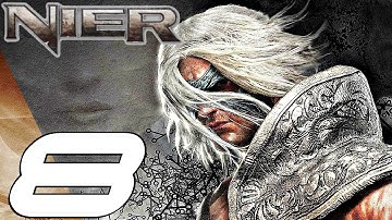 NIER - Gameplay Walkthrough Part 8 - Jack of Hearts Boss & Kaine Sacrifice