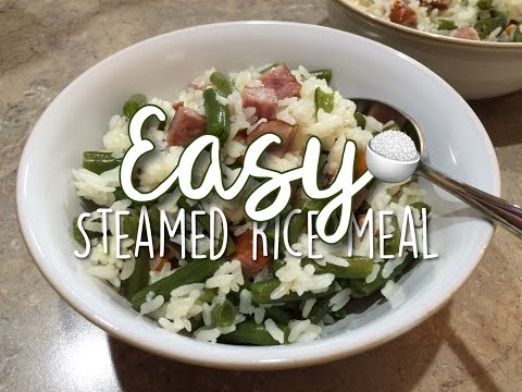 Easy Steamed Rice Meal