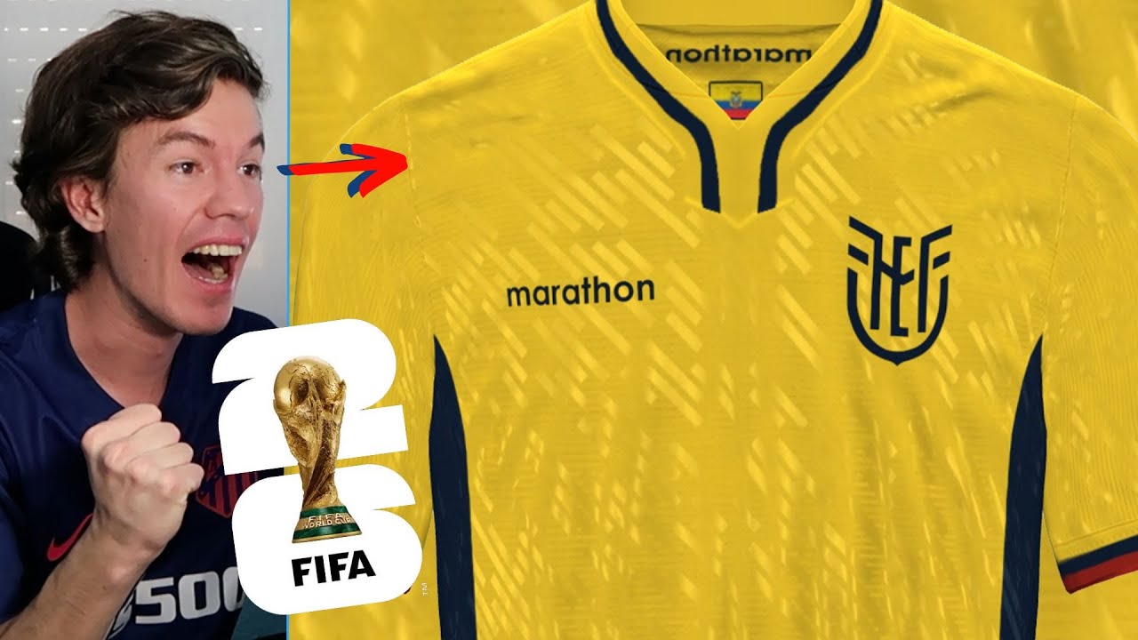 ¡SE FILTRA la CAMISETA de ECUADOR para el MUNDIAL 2026 HECHA por ...