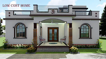 village home plan with 4 bedroom | beautiful village house design @ My home plan