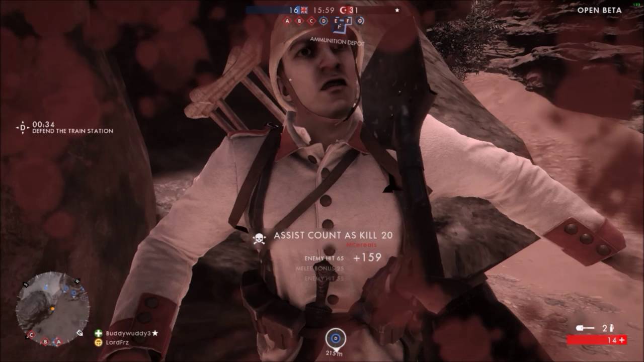 Killing Guys with a shovel: Battlefield 1 Beta