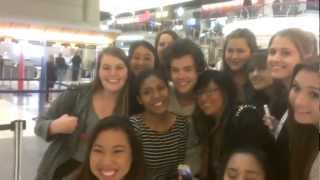 Harry Styles Poses With Fans At Lax - 3292013