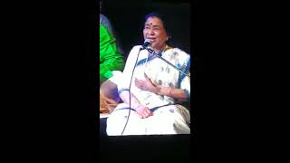 Video thumbnail of "Asha Bhosle Live At NCPA On Eve Of Ustad Allarakha Khan's 100th Birth Centenary"