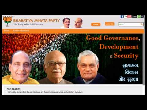 How to Join Bharatiya Janata Party (BJP) ?