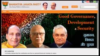 How to Join Bharatiya Janata Party (BJP) ?