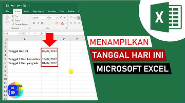 Cara Menampilkan Tanggal Hari Ini di Excel | Today di Excel | Belajar Excel