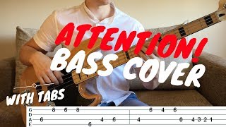 ATTENTION - Charlie Puth | BASS COVER WITH TAB |