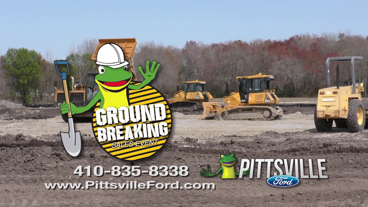 Pittsville Ford May Ground Breaking Sales Event Near Salisbury
