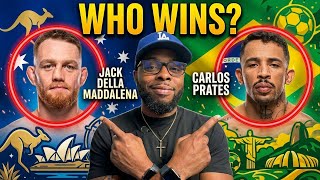 UFC Fight Night Della Maddalena vs Prates Predictions #ufc #mma #carlosprates #jackdellamaddalena