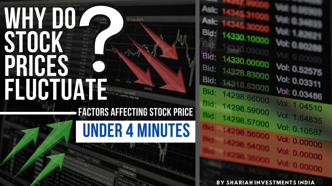Why Do Stock Prices Fluctuate? Explained UNDER 4 MINUTES why do stock