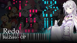 Redo - Re:Zero kara Hajimeru Isekai Seikatsu OP / Konomi Suzuki [Piano]