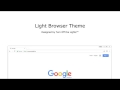 Light Theme for Google Chrome