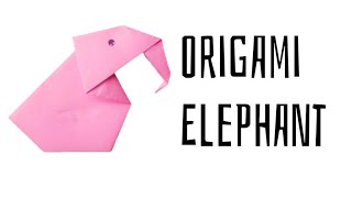 DIY - how to make a paper elephant | origami paper elephant - art & craft |