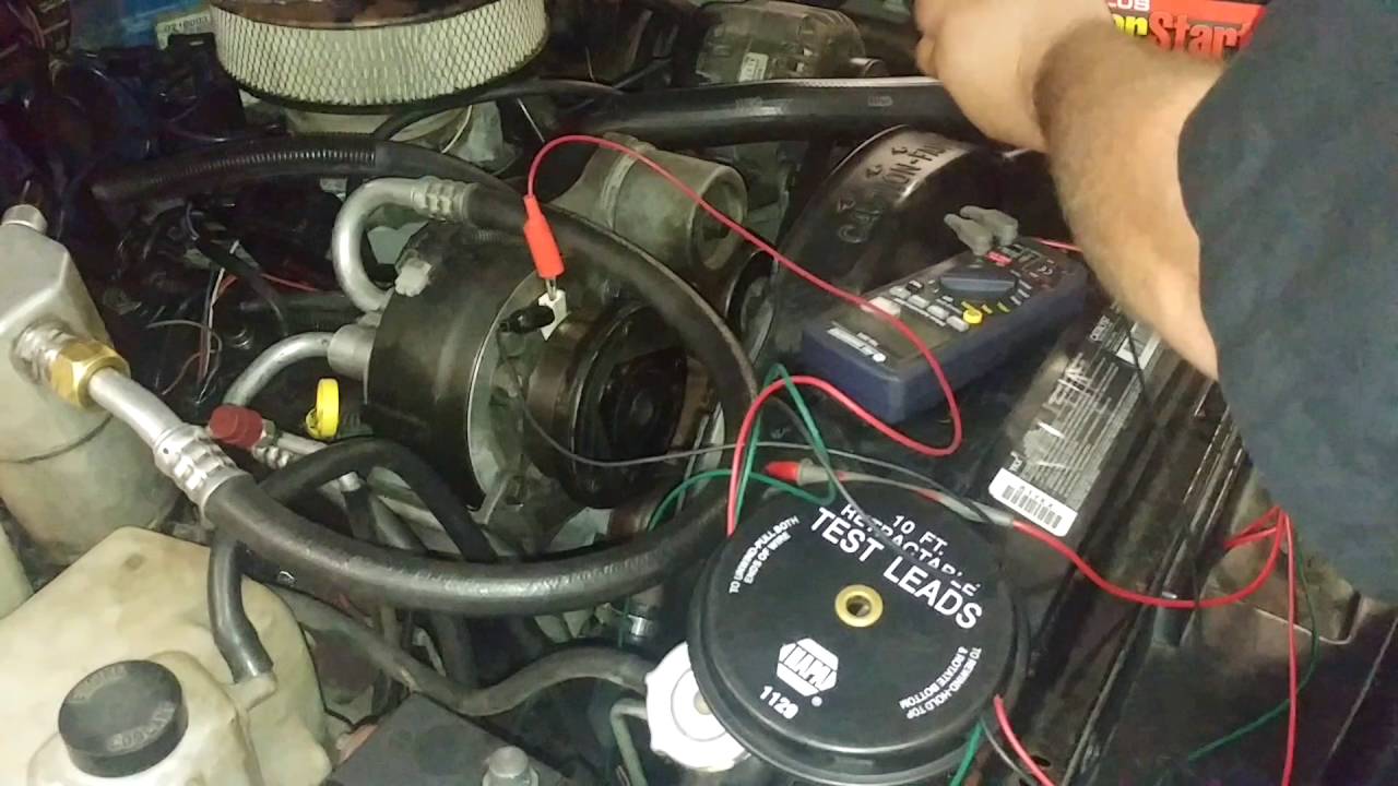 a/c clutch test YouTube
