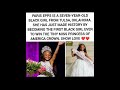 7-Year-Old Black Girl Makes History as First Tiny Miss Princess of America – Meet Paris Epps! 👑🖤