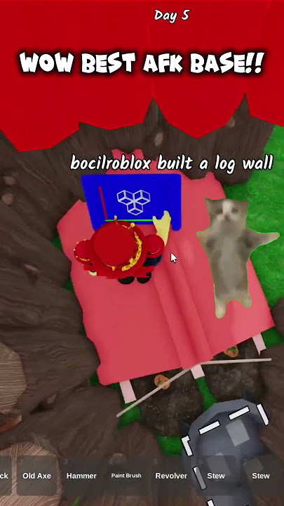 BEST AFK BASE 99 NIGHTS IN THE FOREST #99nightintheforest #roblox #shorts