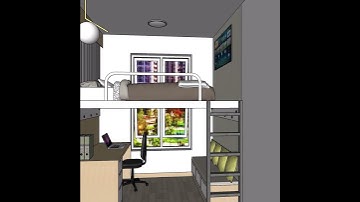 How To Make A Simple Loft Bed For Small Room You Can Do It Yourself #Shorts
