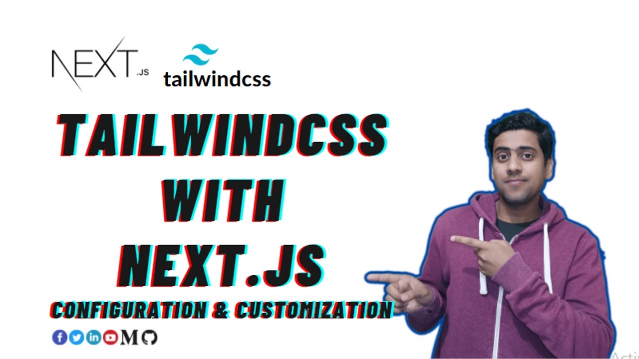 How to integrate Tailwind CSS with Next.js | Example | Code - YouTube