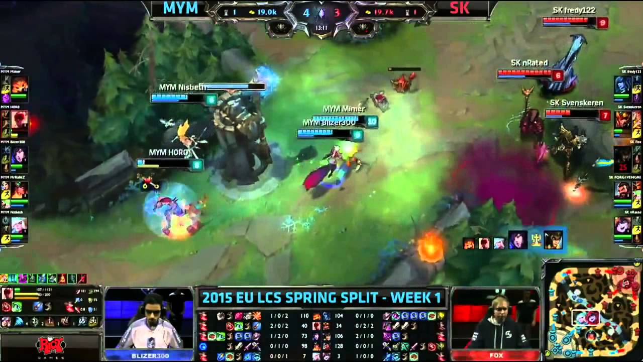 2015 EU LCS MYM MrRallez Sivir VS SK Forgiven Graves Highlights   2015 EU LCS Spring W1D2