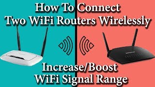 How to connect two routers on one home network wireless 2018 or
connecting multiple wirelessly, configure ro...