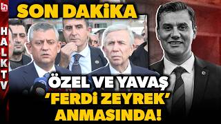 Son Daki̇ka Chp Lideri Özgür Özel, Mansur Yavaş Ile Birlikte Ferdi Zeyrek Anmasında