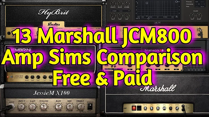 13 MARSHALL JCM800 Amp Sims Comparison - Plugin Al...
