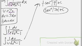 Math 161 : 5.5 #24 (Calculus Tutorial : U Substitution Rule)