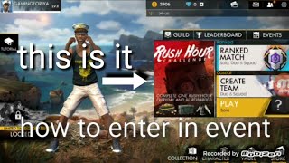 how to play rush hour in free fire battleground screenshot 1