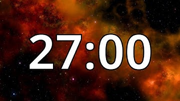 27 Minute Timer with Music | Abstract Timer