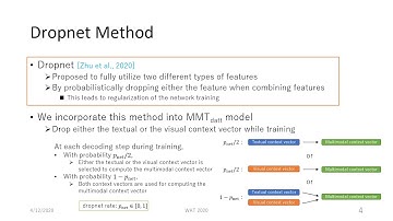 TMU Japanese-English Multimodal Machine Translation System for WAT 2020