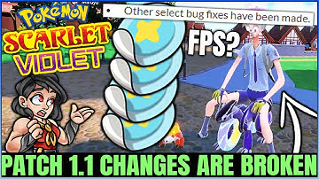 New 1.1.0 Item Dupe Glitch & More - ALL Patch Changes & Bad Performance - Pokemon Scarlet Violet!