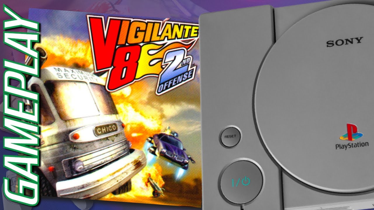 PlayStation　ビジランテ8　II Vigilante 8 2nd Offense PS1 Gameplay - YouTube