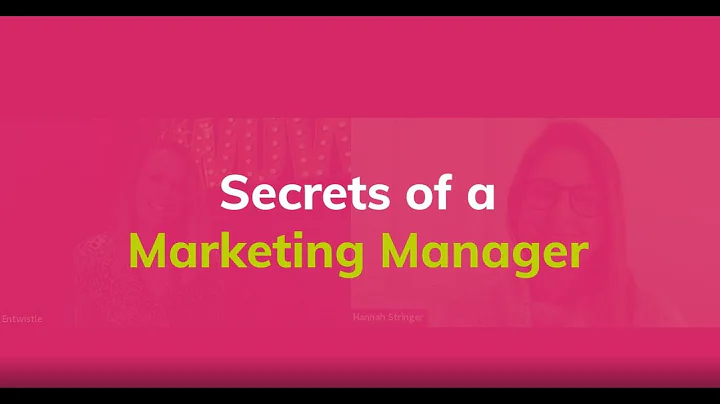 Secrets of a Marketing Manager - Hannah Stringer H...