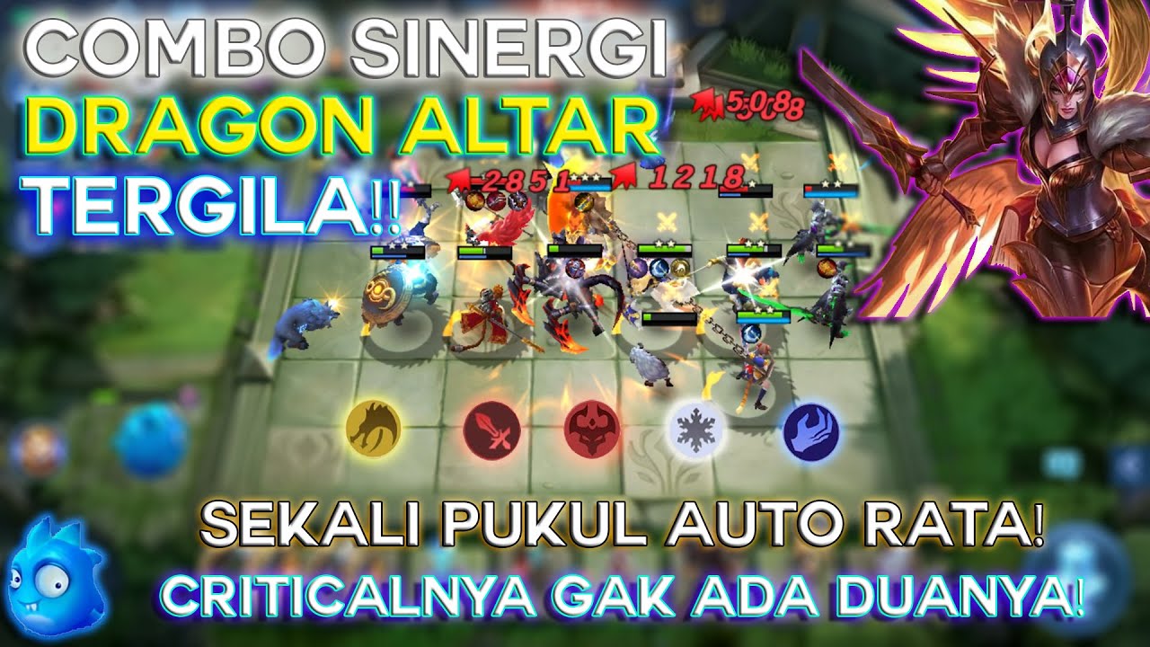 COMBO SINERGI DRAGON ALTAR TERGILA! JAMINAN MENANG 100% | Magic Chess #6
