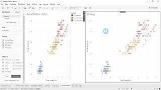 Tableau Tutorial for Beginners 39 - Completing the Analysis on Iris Dataset