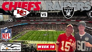 Chiefs vs Raiders in LAS VEGAS at ALLEGIANT STADIUM! | Feat. A'sRaidersDubsSharks! | Vlog #106