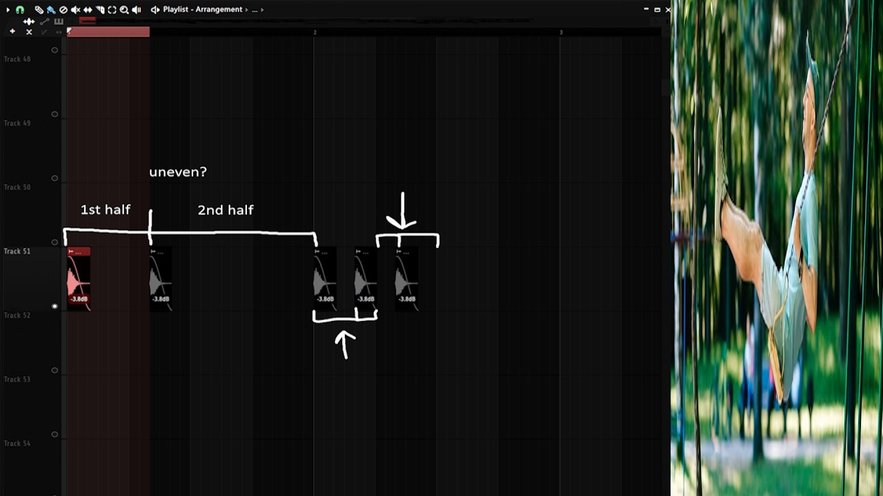 Creating Swing in Music Through Uneven Beat Division