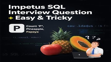 Impetus Data Engineer Interview Question 🔥 | Easy & Tricky SQL Question | Count Letters in a String