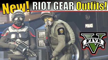GTA V - New Riot Gear Outfits! LSPD Custom Uniforms!