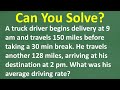 Understanding Average Driving Rate