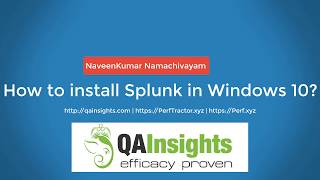 How to install Splunk in Windows 10?