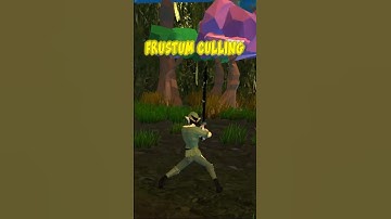 What is FRUSTUM CULLING? #gamedev