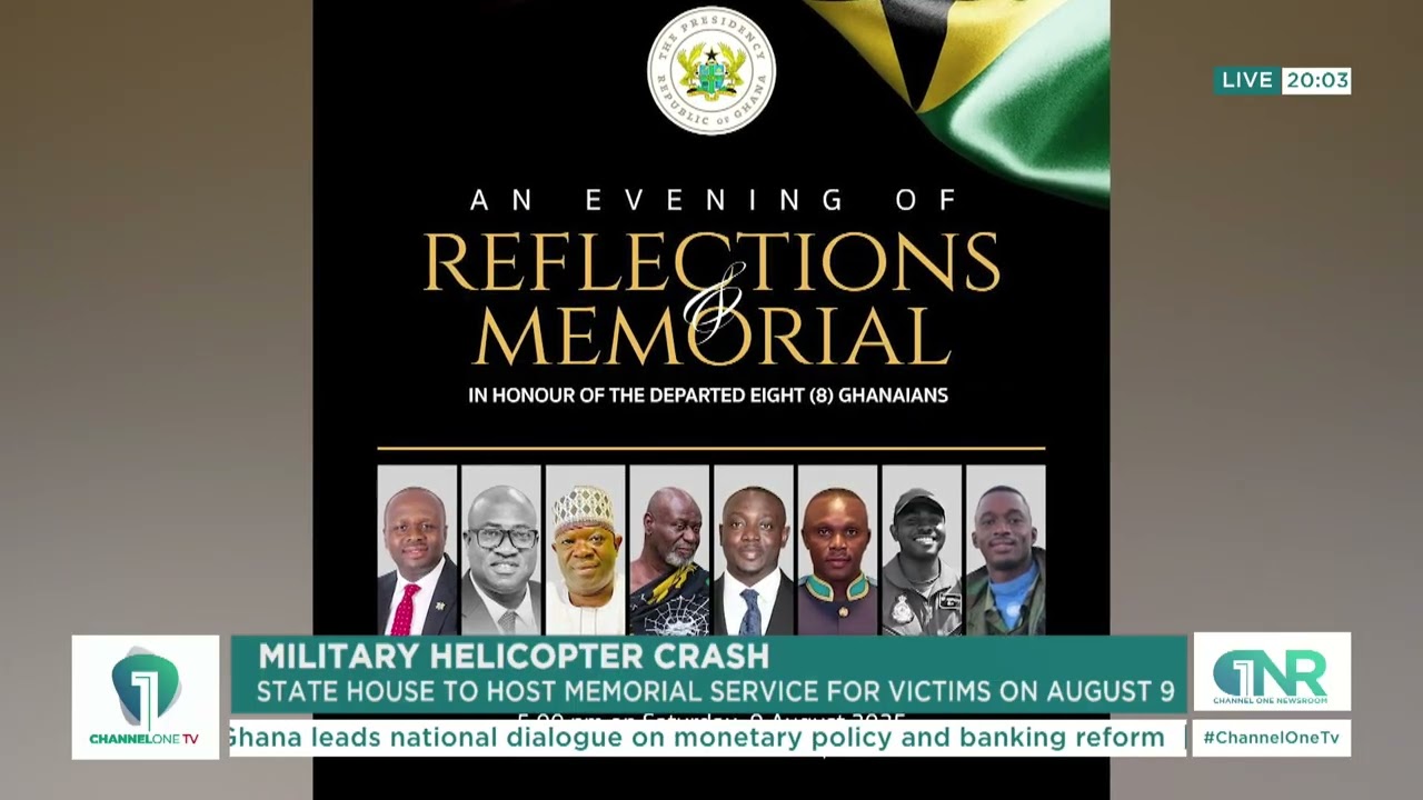 Military Helicopter Crash: State House Announces Memorial Service for Victims on August 9