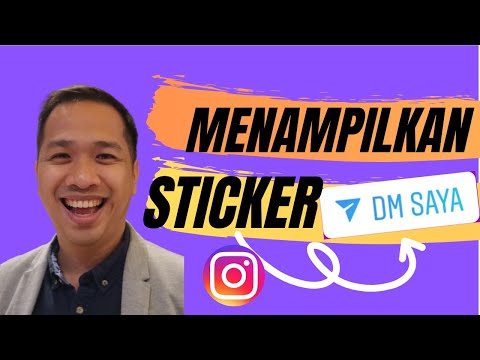 Cara Munculkan Sticker Instagram DM ME | SAYA | IG Tutorial